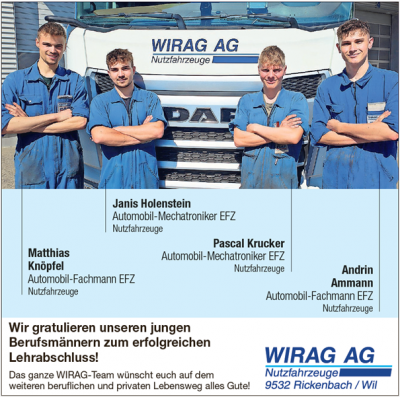 Wir sind stolz und gratulieren!