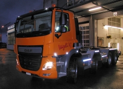 DAF CF 440 FAD 8x4 mit Hakengerät