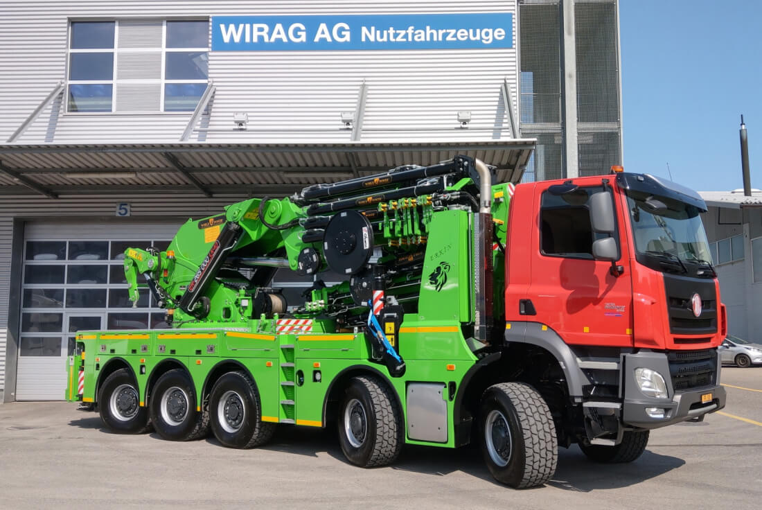 WIRAG AG Fahrzeuglieferung TATRA Phoenix 10x8