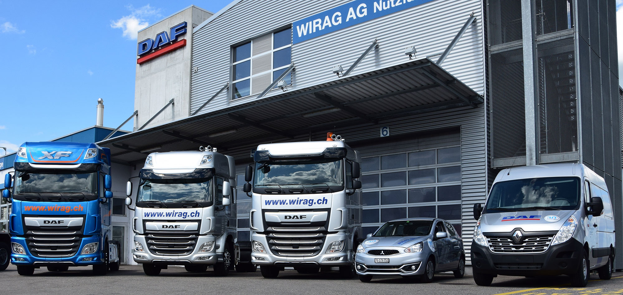 Die Fahrzeugflotte der WIRAG AG